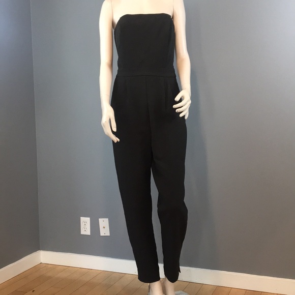 Trina Turk Pants - NWT Trina Turk Gray Strapless Jumpsuit Orig $398